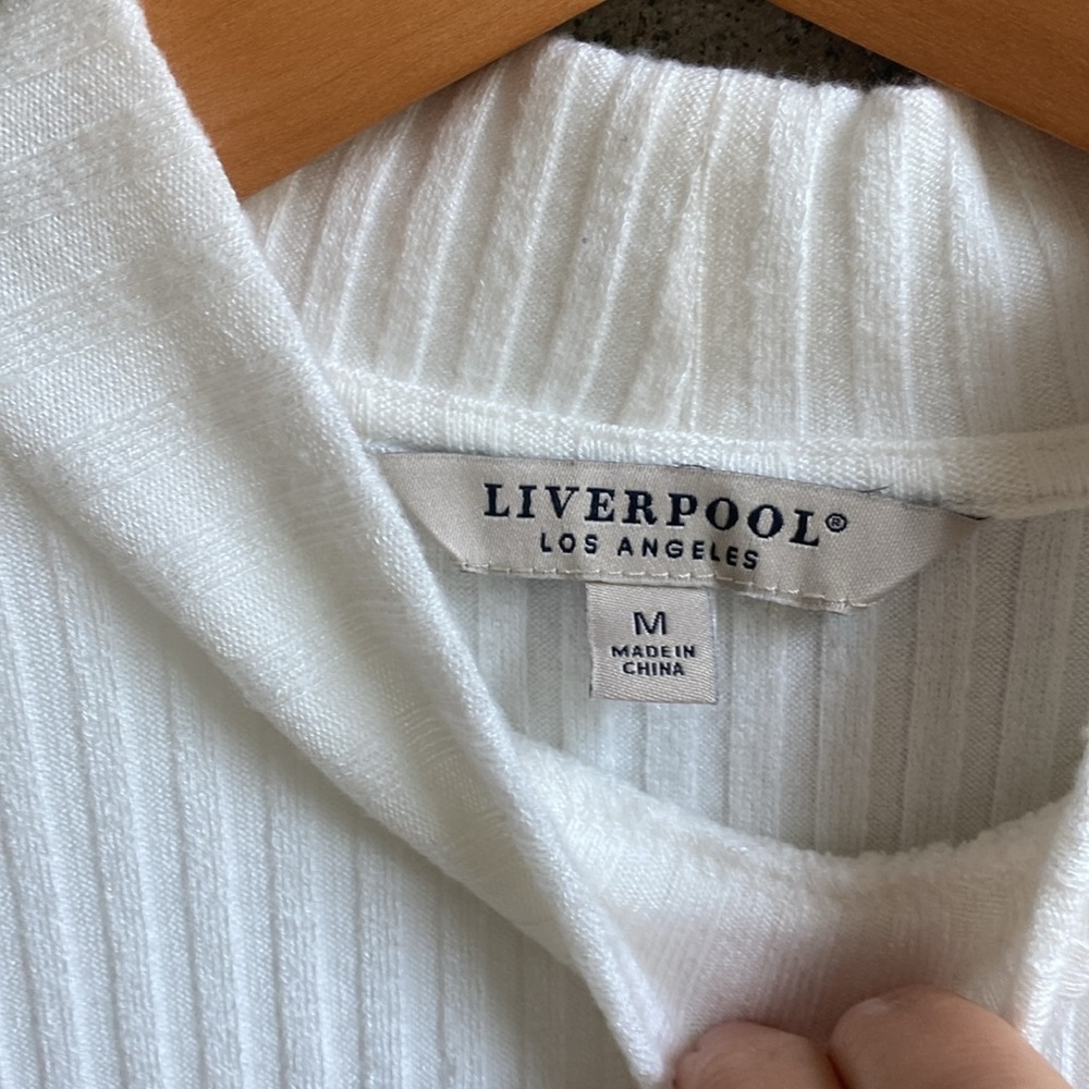 Liverpool Los Angeles Rib Knit Top - Picture 2 of 7